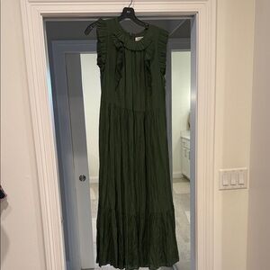 Sea Green Sleeveless Maxi Dress